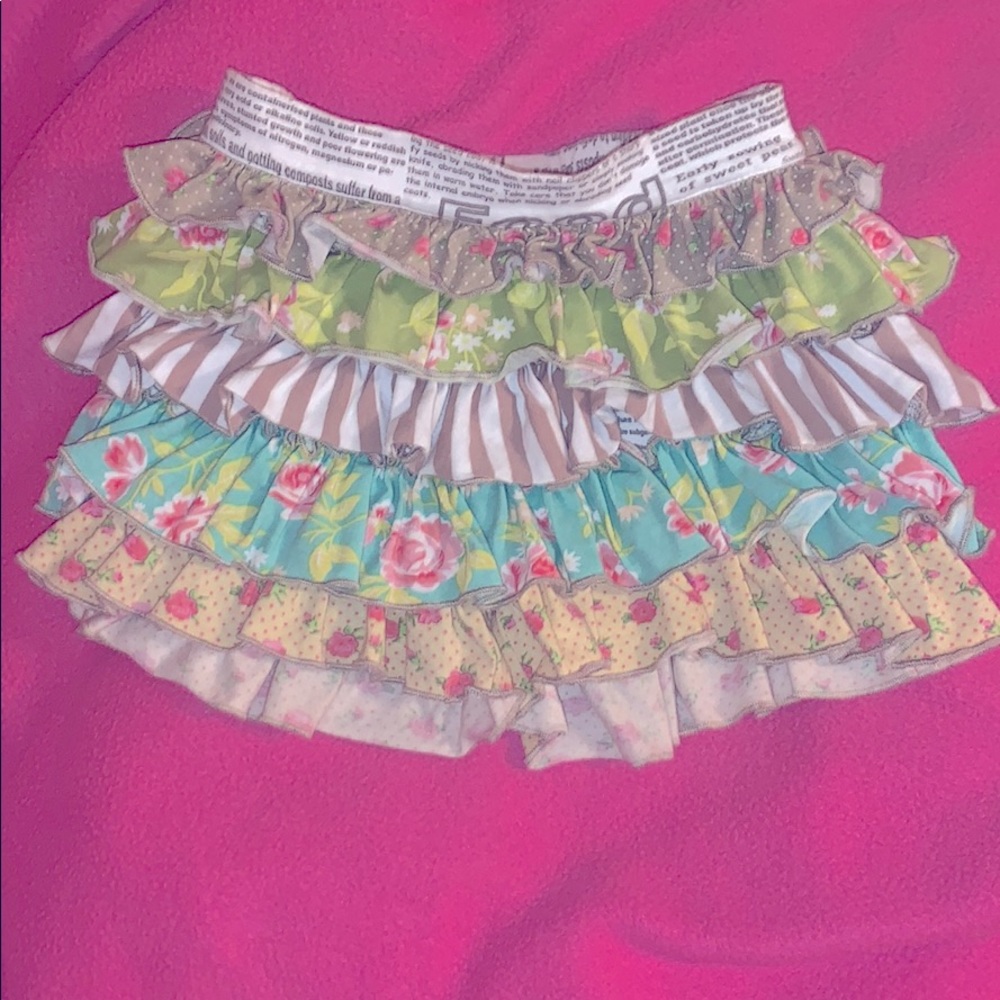 Little Girls Mustard Pie Skort